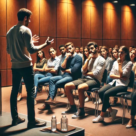 faire participer un auditoire timide